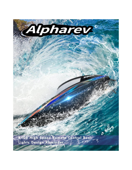 Barco RC AlphaRev R308MINI 32 km/h con Estuche