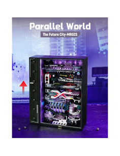 Kit de Puzzles 3D Carrera de Canicas Eléctrica Wowood MR02S 2