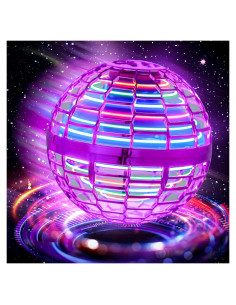 Bola Voladora Kidsjoy Mini Drone 360 Rosa para Niños