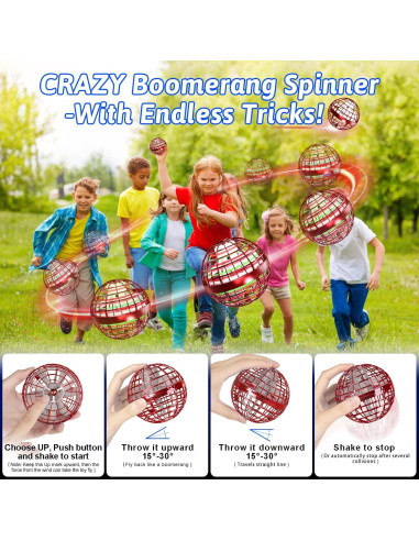 Bola Orbital Voladora Semai 2023 Dron Flotante RGB 8.89cm