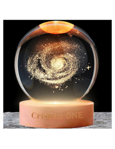 Lámpara Galáctica 3D CRISDAN Luz Nocturna Esférica USB