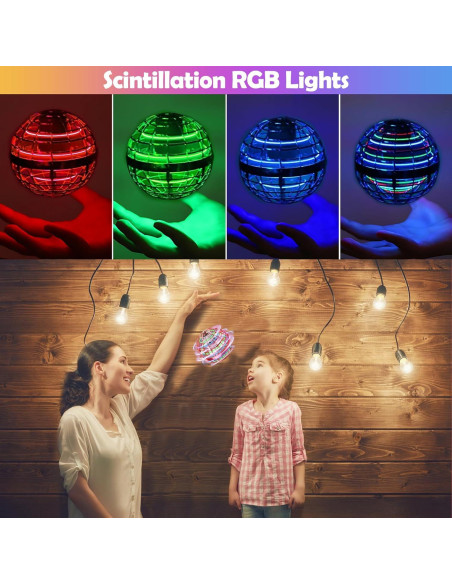 Bola Orbital Voladora KIYTARBOO Mini Drone Antiestrés 75g Bola Orbital Voladora KIYTARBOO Mini Drone Antiestrés 75g