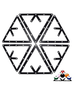 Soporte de Bola Mágica Triangular TIHOOD para Billar 6 Piezas