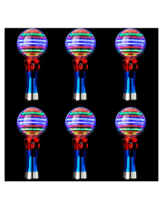 Varitas Mágicas Iluminadas PowerTRC - Juego de 6 para Niños