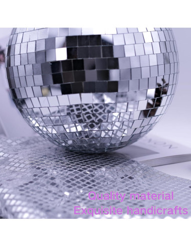 Bola de Disco Espejo 25,4 cm - Decoración Brillante Fiesta