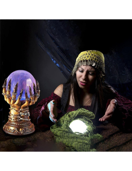 Bola de Cristal de Plasma Syrisora Halloween 10 cm