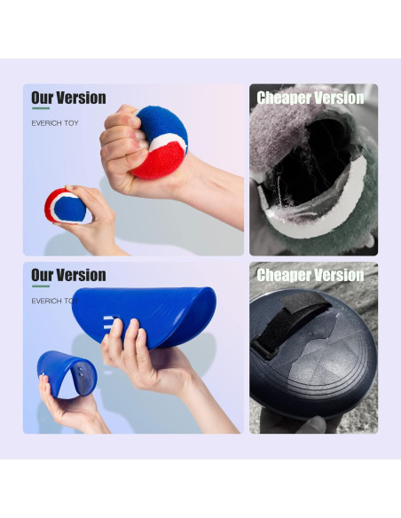 Juego de Lanzar y Atrapar EVERICH 4 Palas y 4 Pelotas