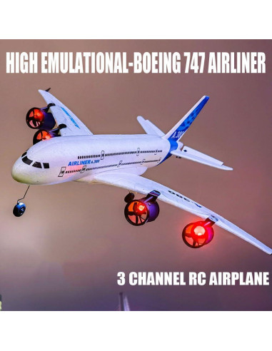 Avión RC Airbus A-380 Eléctrico 2.4G con Luces LED