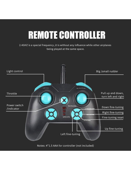 Avión RC Airbus A-380 Eléctrico 2.4G con Luces LED