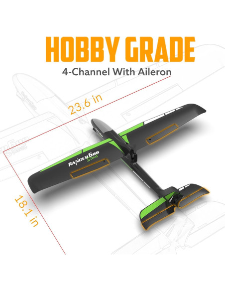 Avión RC VolantexRC 76102 60x46cm 4 Canales RTF Avión RC VolantexRC 76102 60x46cm 4 Canales RTF