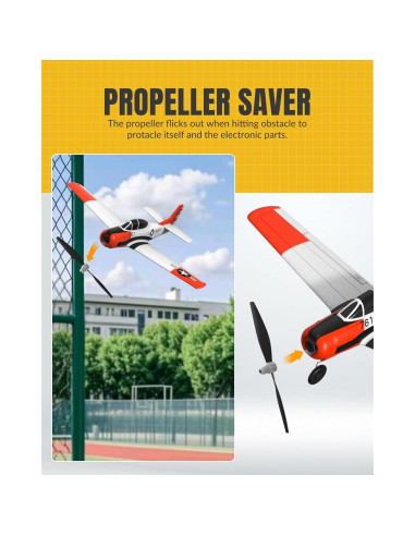 Avión RC Volantex T28 Trojan 4CH con Xpilot 0,67kg