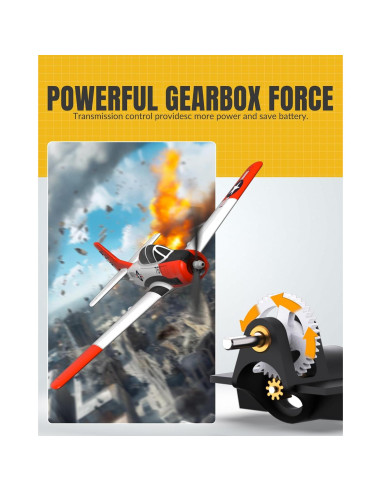 Avión RC Volantex T28 Trojan 4CH con Xpilot 0,67kg