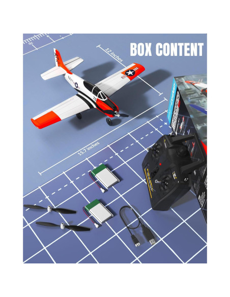 Avión RC Volantex T28 Trojan 4CH con Xpilot 0,67kg