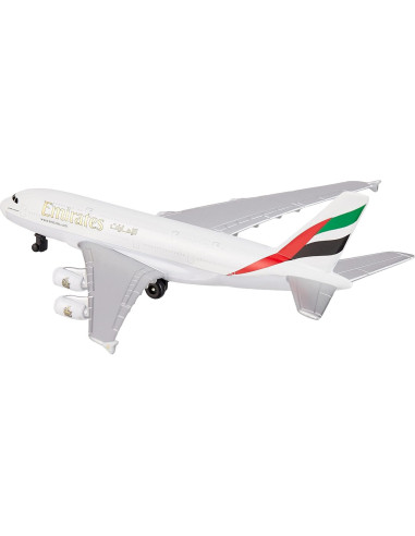 Avión de Metal Daron Emirates A380 15 cm para Niños +3