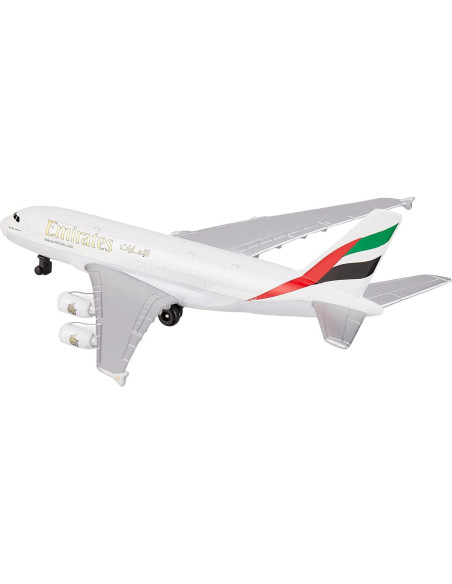 Avión de Metal Daron Emirates A380 15 cm para Niños +3