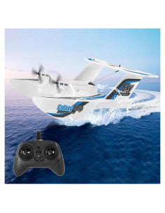 Avión RC Fisca Amphibious 2.4GHz con Giroscopio y 2 Baterías