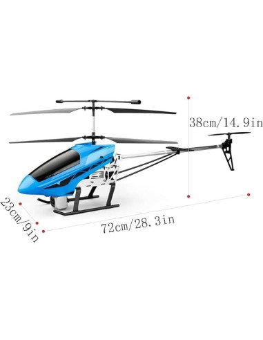 Helicóptero RC SREJNGL 72CM 4K Doble Cámara LED