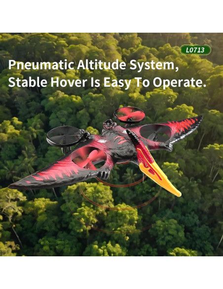 Avián RC Jaming Pterodáctilo Rojo 30.99x19.56cm