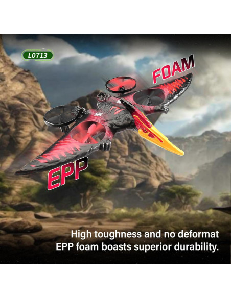 Avián RC Jaming Pterodáctilo Rojo 30.99x19.56cm
