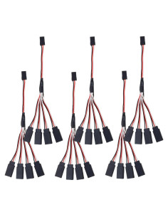 6 Piezas Conector JST Macho a 4 Hembra 15cm DiGiYes