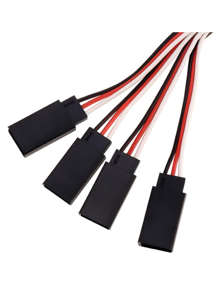 6 Piezas Conector JST Macho a 4 Hembra 15cm DiGiYes