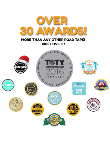 Cinta de carretera PlayTape InRoad Toys 9.14m x 10.16cm