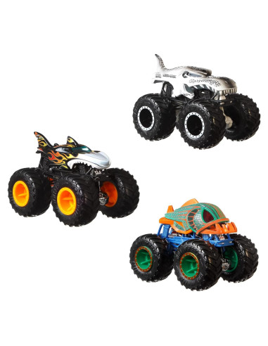 Paquete de 3 Camiones Monstruo Hot Wheels 1:64 Creatures