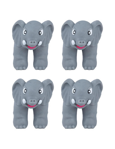 Juego de Títeres de Dedo Animales Selva SandT Set 4 Elefantes