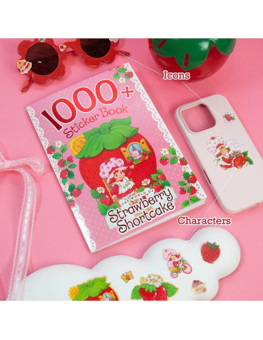 Libro de Stickers Pastel de Fresa Horizon Group 24 Páginas