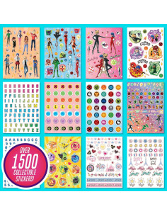 Libro de Stickers Miraculous 1500+ Horizon Group USA 2