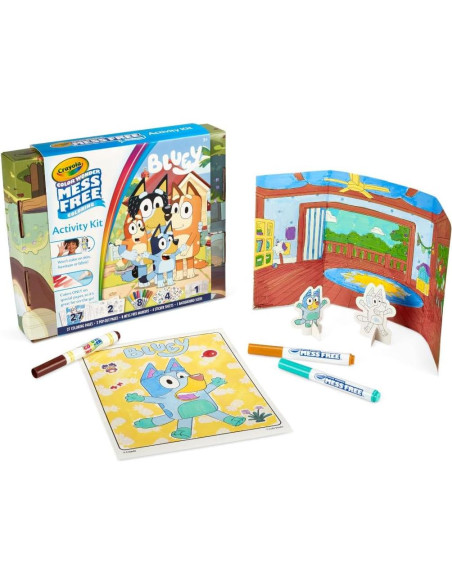 Kit de Actividades Color Wonder Crayola Bluey 27 Páginas Kit de Actividades Color Wonder Crayola Bluey 27 Páginas