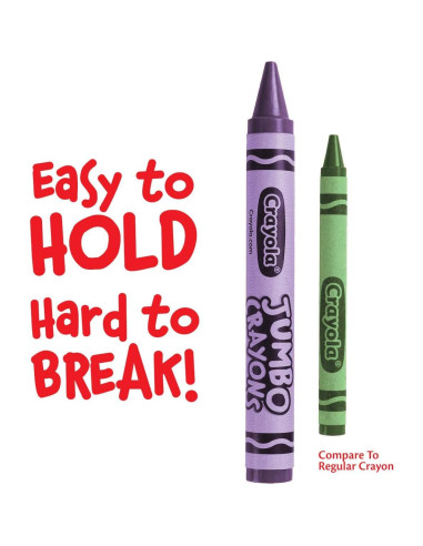 Crayones Jumbo Crayola Classpack 200 Unidades 8 Colores