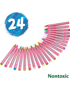 Crayones de Confeti Crayola 24 Piezas Multicolor 2