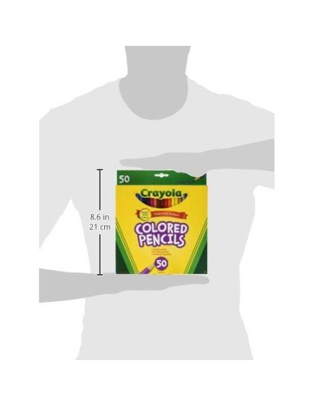 Lápices de Colores Crayola 50ct Largos Paquete de 2 Lápices de Colores Crayola 50ct Largos Paquete de 2