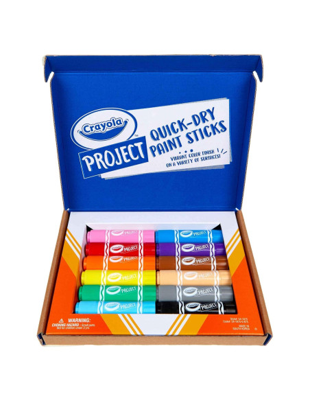 Palitos de Pintura Crayola Secado Rápido 12 Colores Palitos de Pintura Crayola Secado Rápido 12 Colores
