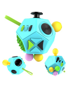 Cubo Fidget YUFENGBY 12 Caras Alivio Estrés y Ansiedad