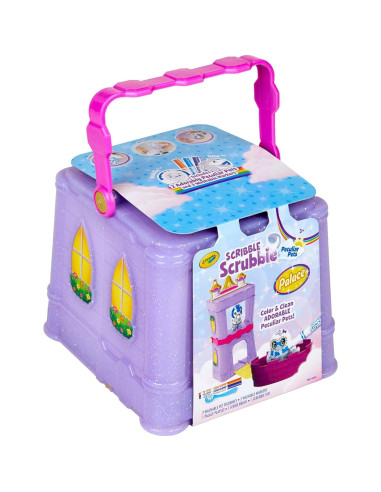 Juego de Palacio Crayola Scribble Scrubbie Mascotas