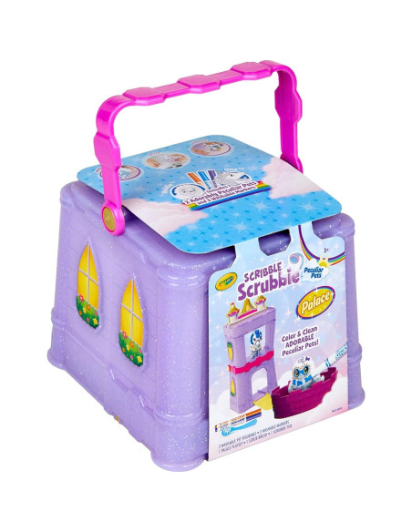 Juego de Palacio Crayola Scribble Scrubbie Mascotas