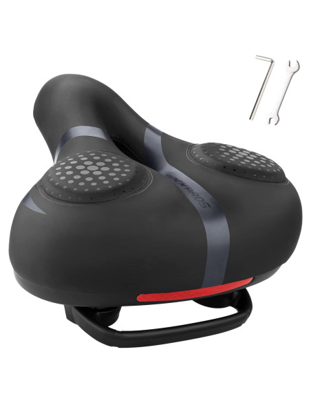 Asiento de Bicicleta ROCKBROS Gel Ancho Impermeable Unisex