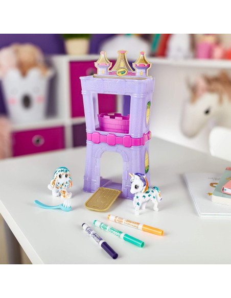 Juego de Palacio Crayola Scribble Scrubbie Mascotas