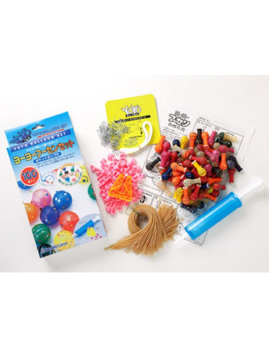 Conjunto de Yoyo Fusen Suzuki Latex con Bomba - 100 Piezas