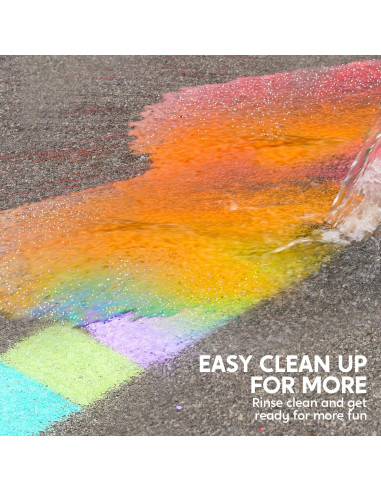 Juego de Tizas Lavables JOYIN 72 Piezas 18 Colores