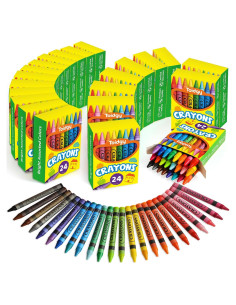 Crayones a Granel Toidgy 24 Colores No Tóxicos para Niños