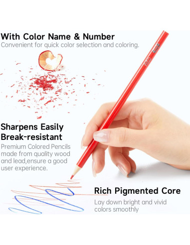 Lápices de Colores Shuttle Art 288 Piezas Multicolor