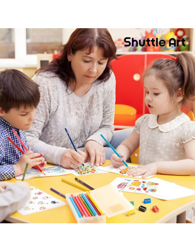 Lápices de Colores Shuttle Art 288 Piezas Multicolor
