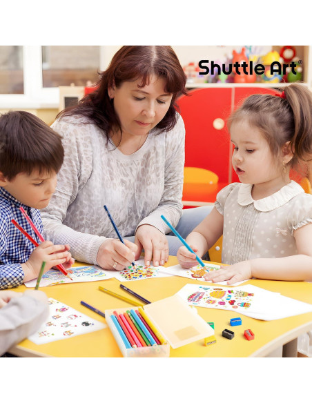 Lápices de Colores Shuttle Art 288 Piezas Multicolor