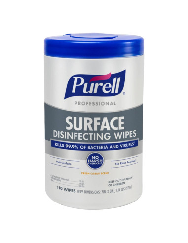 Toallitas Desinfectantes Purell Professional 110 Unidades