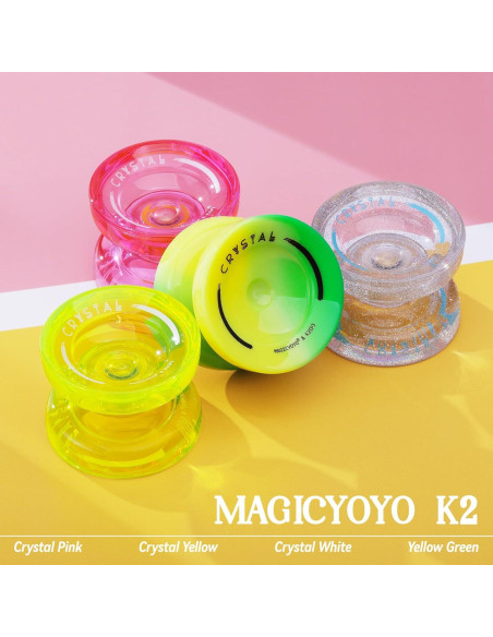Yoyo MAGICYOYO K2 Cristal Plateado para Principiantes