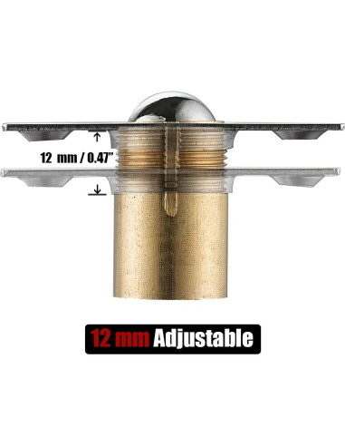 Captador de Bola de Acero Inoxidable JQK Ajustable 2 Paquete