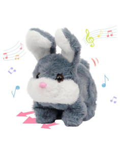 Conejito Chubby Interactivo Hopearl 17.78 cm con Sonidos